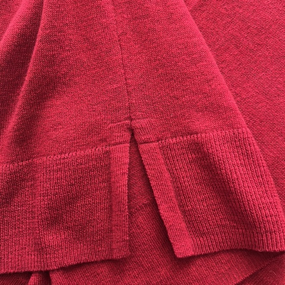 BANANA REPUBLIC♥️Long Sleeved V-Neck Red SWEATER🍁VERY GOOD Condition! Size XS🌻 - Picture 6 of 8